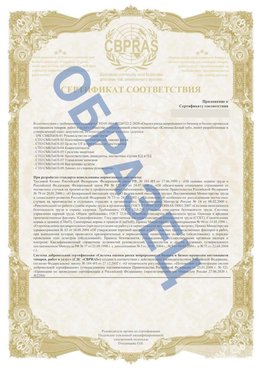 Образец Приложение к СТО 01.064.00220722.2-2020 Домодедово Сертификат СТО 01.064.00220722.2-2020 